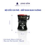  Cốc đun cafe gốm sứ 