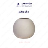  Bình hoa men mát dáng quả bóng 