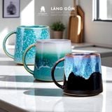  Cốc bệt quai to men hoả biến dung tích 500ml 