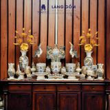  Chóe phong thủy 20L, 30L, 50L men rạn đắp nổi họa tiết rồng tinh xảo 