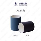  Cốc uống nước men mát hình trụ cao 250ml 