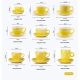  Bộ cốc tách cà phê vân đá kèm đĩa (TH) 