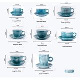  Bộ cốc tách cà phê vân đá kèm đĩa (TH) 