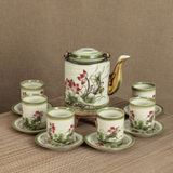  Bộ ấm tích pha trà hoạ tiết vẽ tay (TH) 