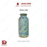  Bình hoa, lọ hoa Gốm sứ Bát Tràng cao cấp Men hỏa biến chai thẳng dùng làm quà tặng, trang trí 