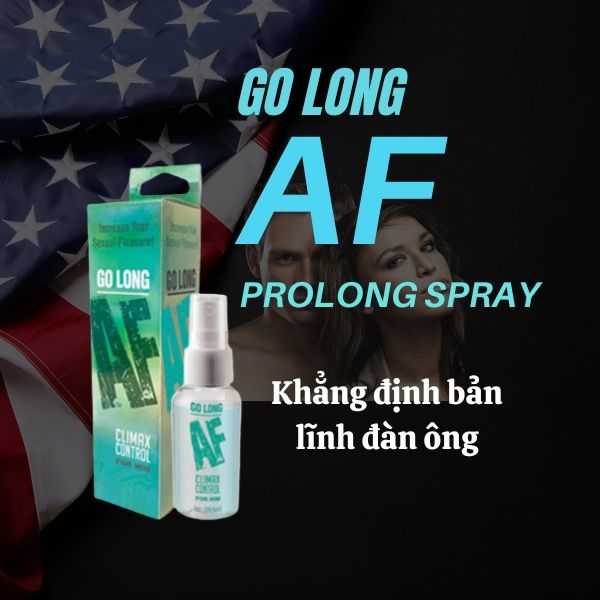 Go Long AF Prolong Spray kéo dài thời gian cuộc yêu cho nam
