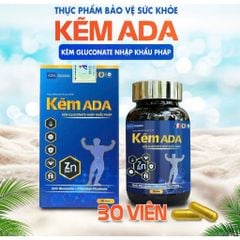 Tinh chất Kẽm ADA 30 viên liệu pháp toàn diện cho sức khỏe