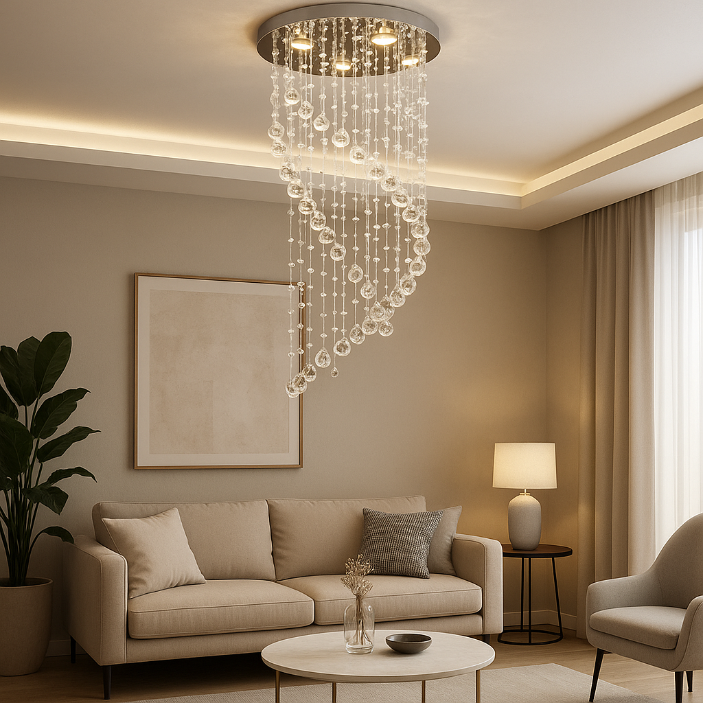  Đèn Thả Pha Lê HT811 – Vẻ Đẹp Sang Trọng Tỏa Sáng Mọi Không Gian 