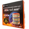  DÂY ĐIỆN ĐƠN MỀM XCm 1×1 – DÂY ĐIỆN SIÊU CHỐNG CHÁY VỎ NHỰA XLPO 