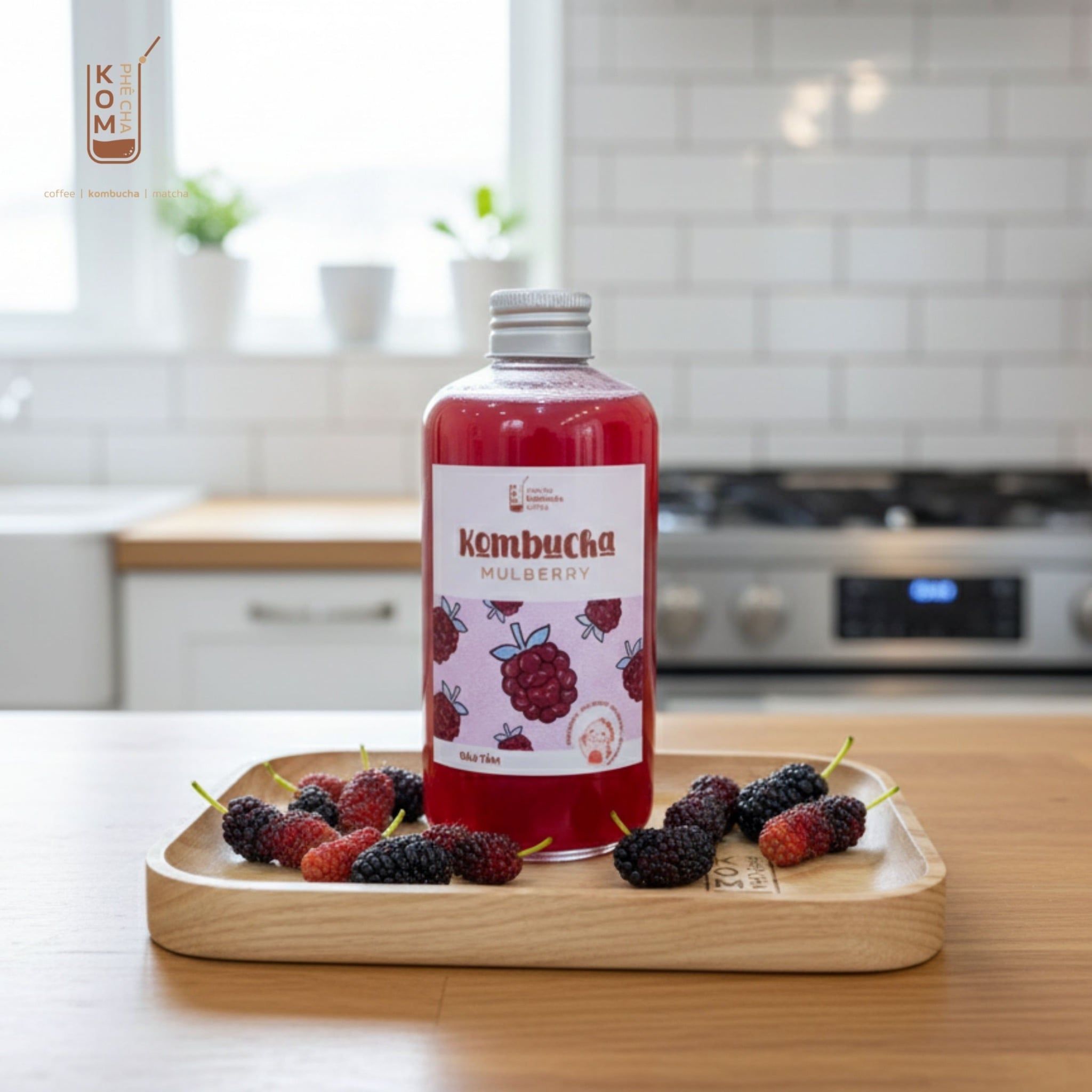  Kombucha Dâu Tằm - Chai 270ml 