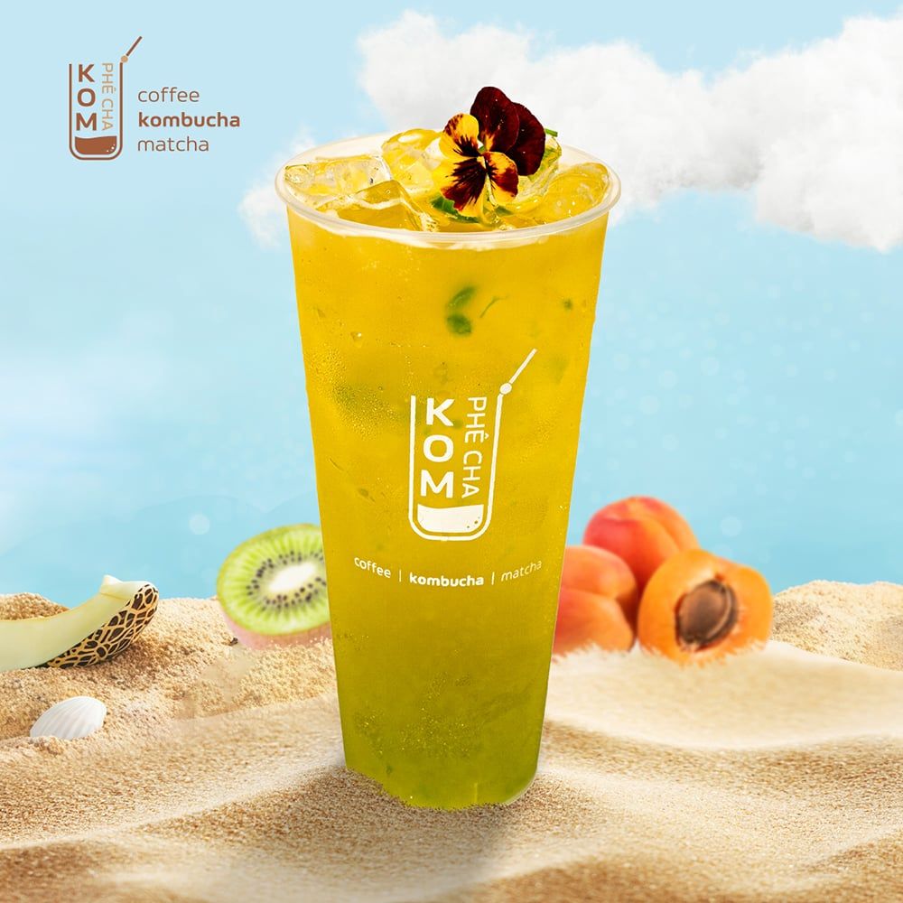  Kombucha Dưa Lưới Kiwi 