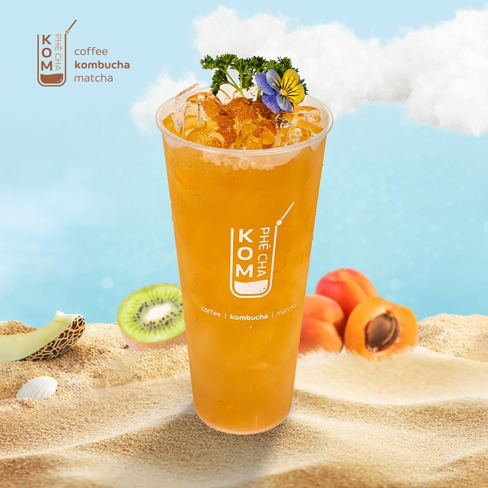  Kombucha Hồng Bì Đào 