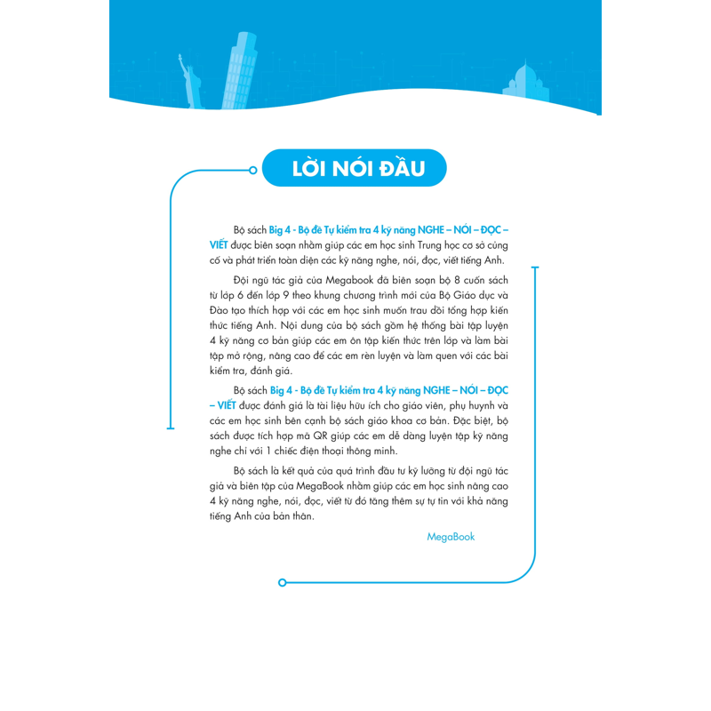 Big 4 Bộ Đề Tự Kiểm Tra 4 Kỹ Năng (Cb&nc) Tiếng Anh 9/2 (Global)