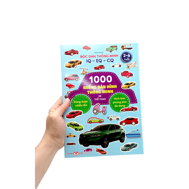 1000 Miếng Dán Hình Thông Minh - Xe Thể Thao