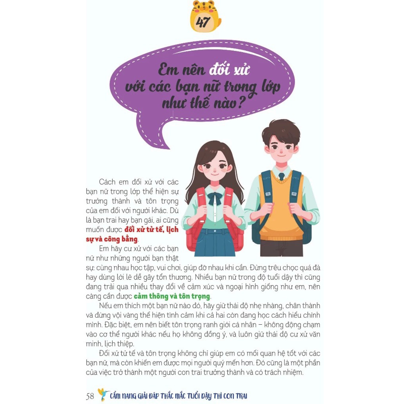 Dậy Thì Không Gì Phải Sợ - Cẩm Nang Con Trai