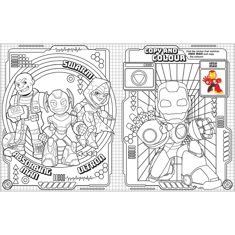 Iron Man And His Awesome Friends - Ultimate Sticker Book