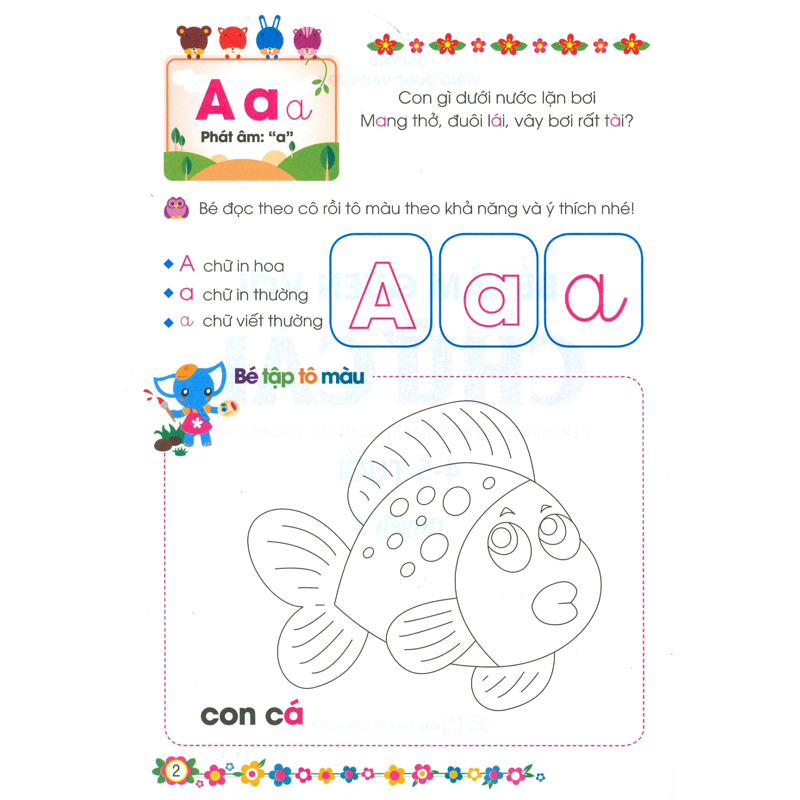 Giúp Bé Vững Bước Vào Lớp 1 - Bé Làm Quen Với Chữ Cái 4-5T (Q1)