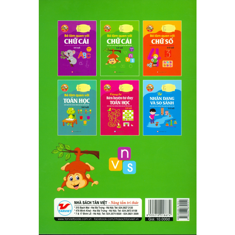 Giúp Bé Vững Bước Vào Lớp 1 - Bé Làm Quen Với Chữ Cái - Quyển 2 (5-6 Tuổi)
