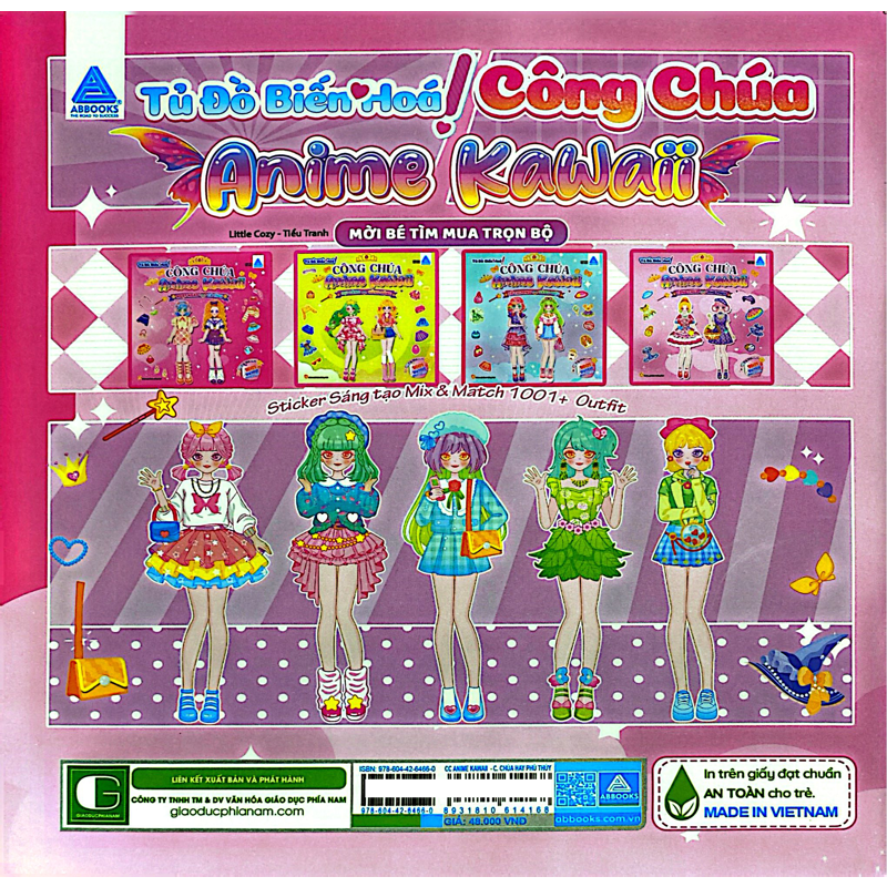 Tủ Đồ Biến Hóa - Công Chúa Anime Kawaii - Công Chúa Hay Phù Thủy