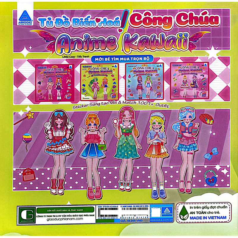 Tủ Đồ Biến Hóa - Công Chúa Anime Kawaii - Dịu Dàng Hay Năng Động