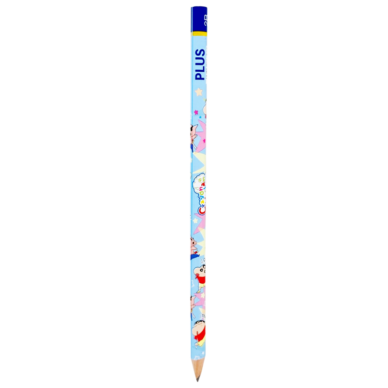 Plus - Bộ 3 Viết Chì + Gôm Shinchan - Xanh Dương 600-V030