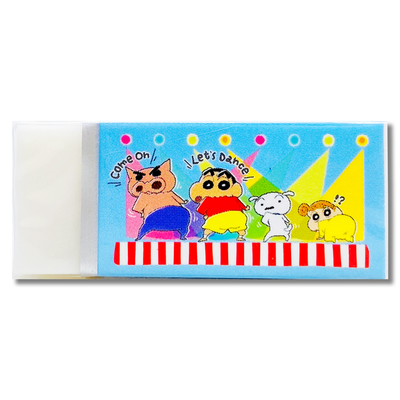 Plus - Bộ 3 Viết Chì + Gôm Shinchan - Xanh Dương 600-V030