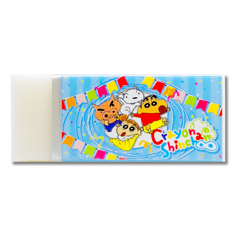 Plus - Bộ 3 Viết Chì + Gôm Shinchan - Xanh Dương 600-V030