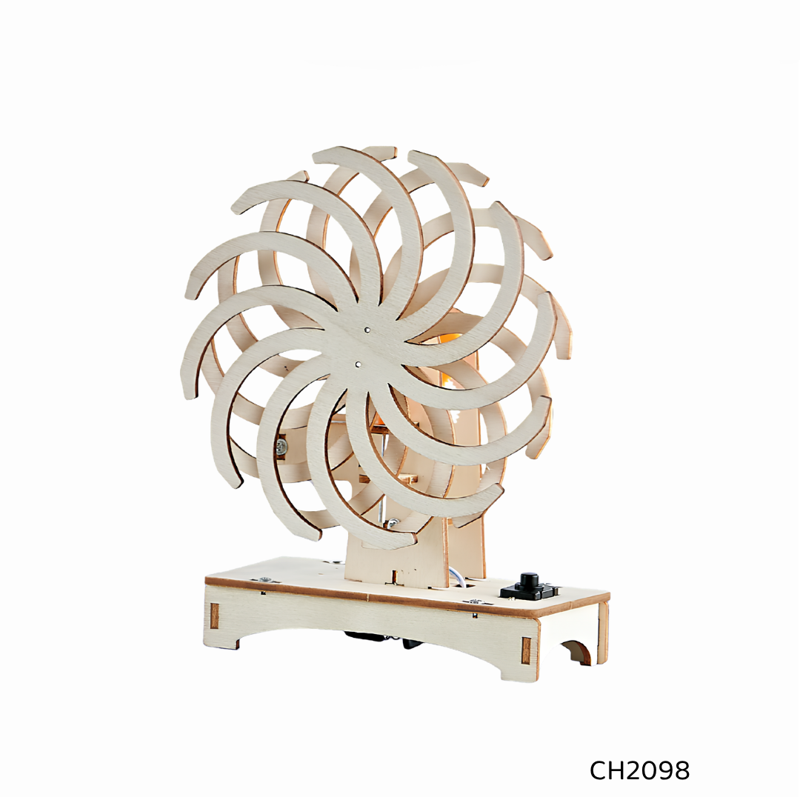 Chuang Huang Bộ Lắp Ráp Cửa Sổ Ảo Giác Quang Học Bằng Gỗ Ch2098