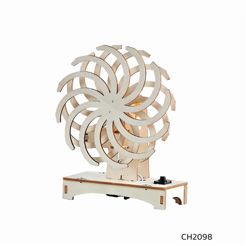 Chuang Huang Bộ Lắp Ráp Cửa Sổ Ảo Giác Quang Học Bằng Gỗ Ch2098
