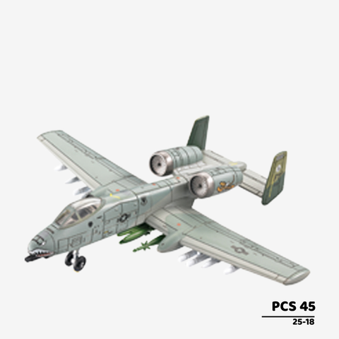 Xuja-25-18 - Bộ Lắp Ráp Mô Hình Máy Bay Chiến Đấu A10 Tỷ Lệ 1:72