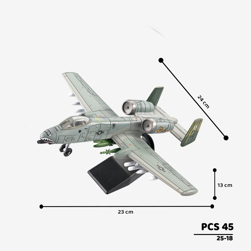 Xuja-25-18 - Bộ Lắp Ráp Mô Hình Máy Bay Chiến Đấu A10 Tỷ Lệ 1:72