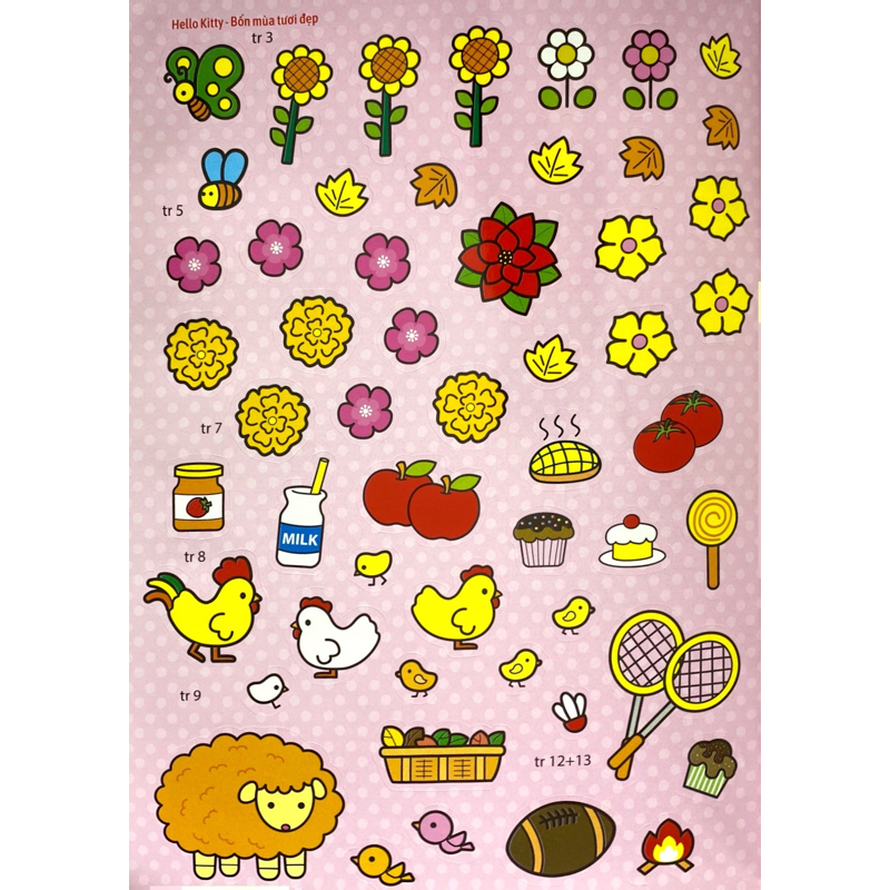 Hello Kitty Bốn Mùa Tươi Đẹp - Bóc Dán Nhanh Tay Nhận Ngay Kiến Thức