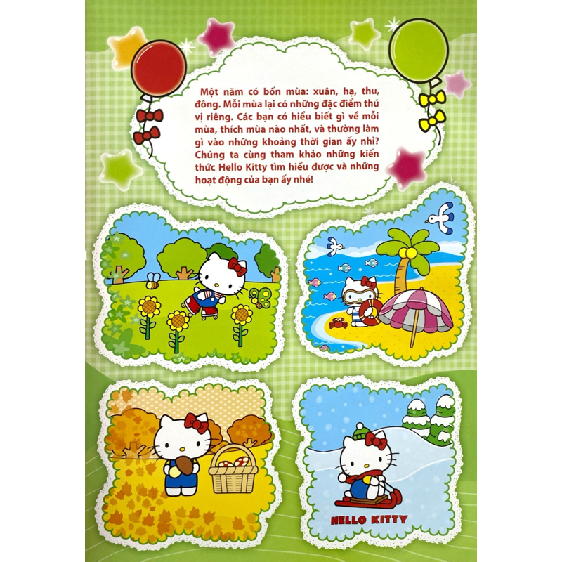 Hello Kitty Bốn Mùa Tươi Đẹp - Bóc Dán Nhanh Tay Nhận Ngay Kiến Thức