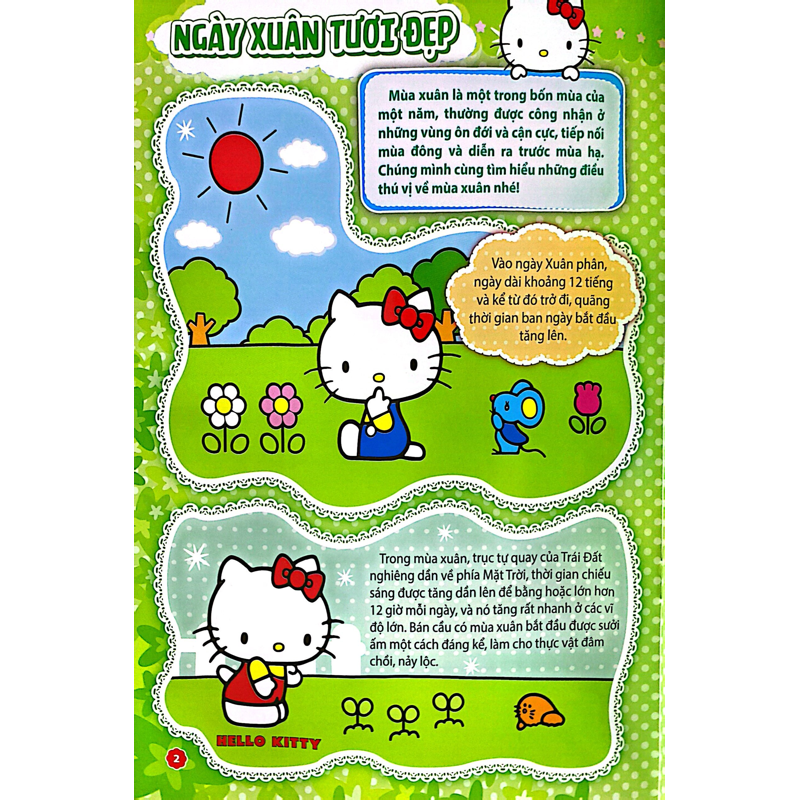 Hello Kitty Bốn Mùa Tươi Đẹp - Bóc Dán Nhanh Tay Nhận Ngay Kiến Thức