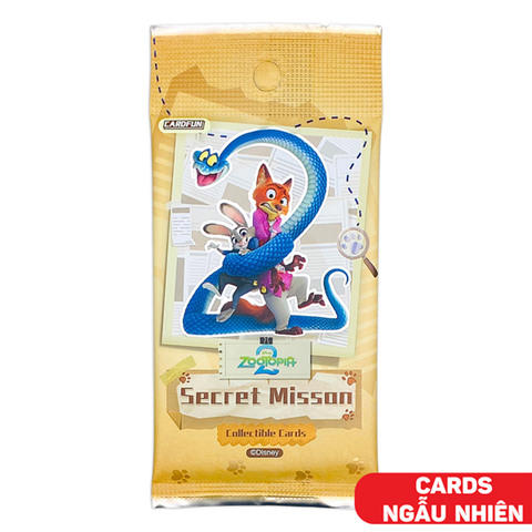 Card.Fun Card Bo Góc - Zootopia - Zootopia 2 - Secret Misson - UD12 (Giao Mẫu Ngẫu Nhiên)