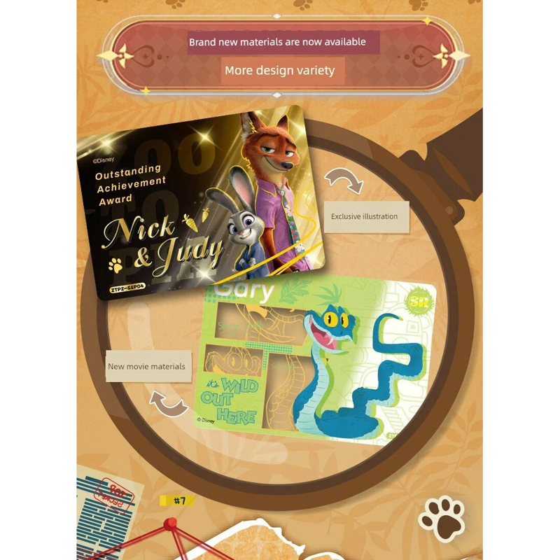 Card.Fun Card Bo Góc - Zootopia - Zootopia 2 - Secret Misson - UD12 (Giao Mẫu Ngẫu Nhiên)