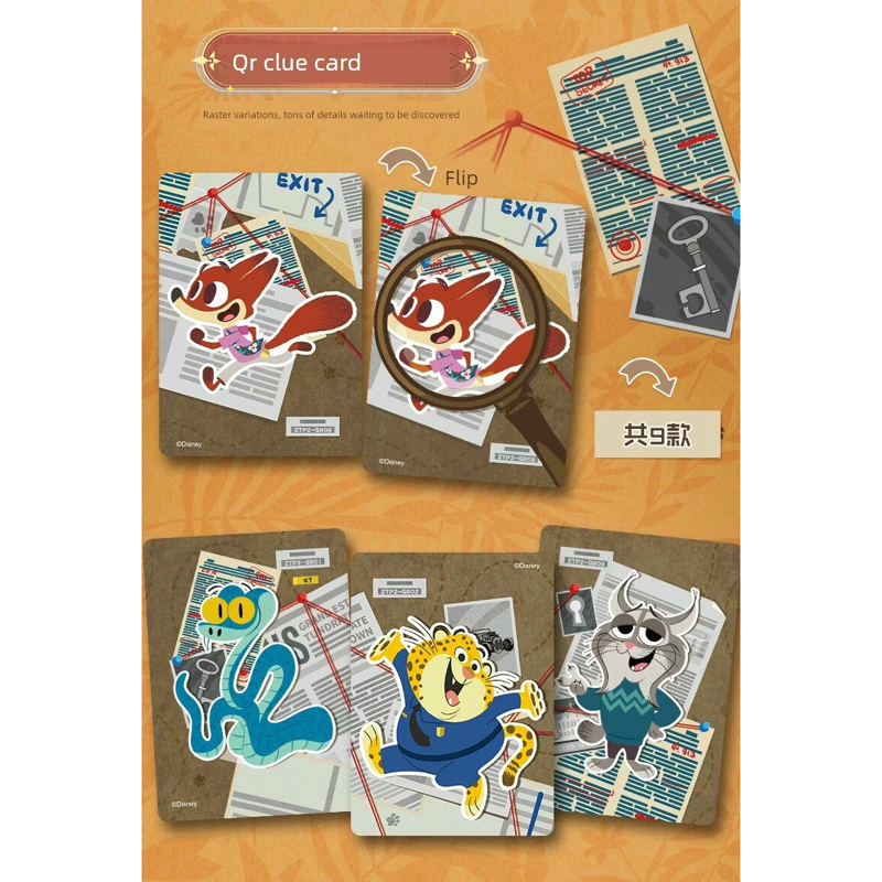 Card.Fun Card Bo Góc - Zootopia - Zootopia 2 - Secret Misson - UD12 (Giao Mẫu Ngẫu Nhiên)