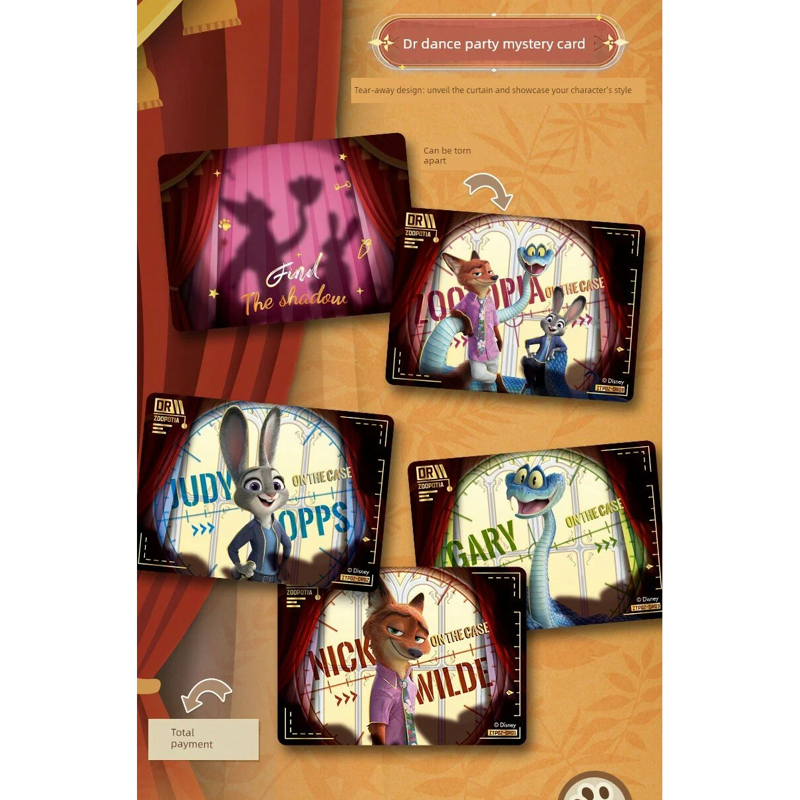 Card.Fun Card Bo Góc - Zootopia - Zootopia 2 - Secret Misson - UD12 (Giao Mẫu Ngẫu Nhiên)