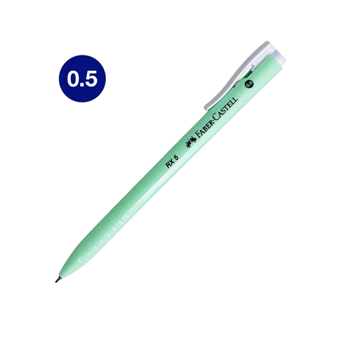 Faber-Castell - Viết Bi Rx5 0.5  Pastel Gn Mực Xanh(30 C/H)(0056-Cox)