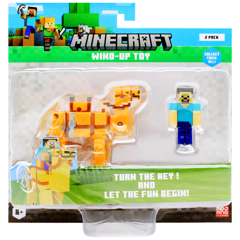 Minecraft Pmi Đồ Chơi Minecraft Dây Cót Steve Cưỡi Lạc Đà Cam/MC1014