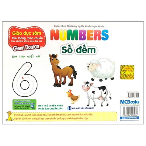 Thẻ Thông Minh Chuẩn Theo Phương Pháp Giáo Dục Của Glenn Doman - Số Đếm