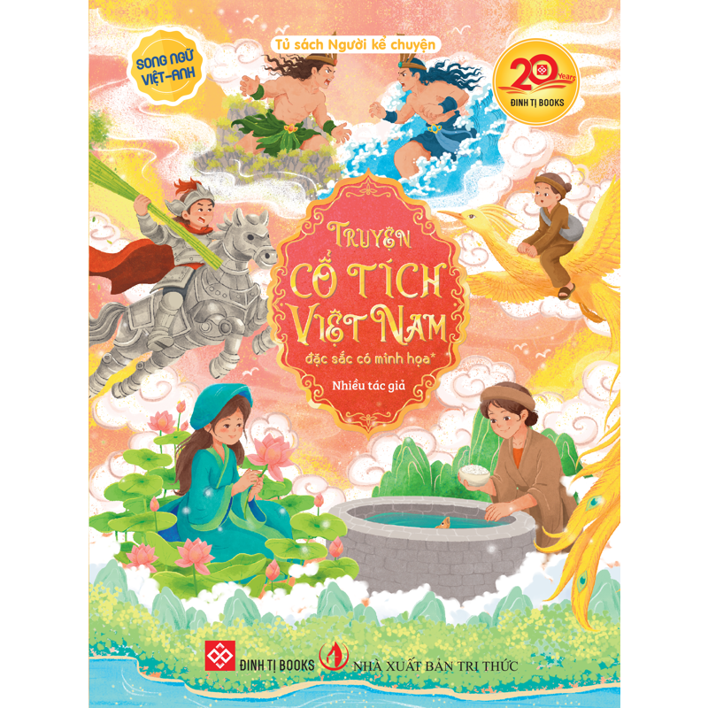 Truyện Cổ Tích Việt Nam Đặc Sắc Có Minh Họa Tập 1 (Song Ngữ Việt Anh) - Đỏ