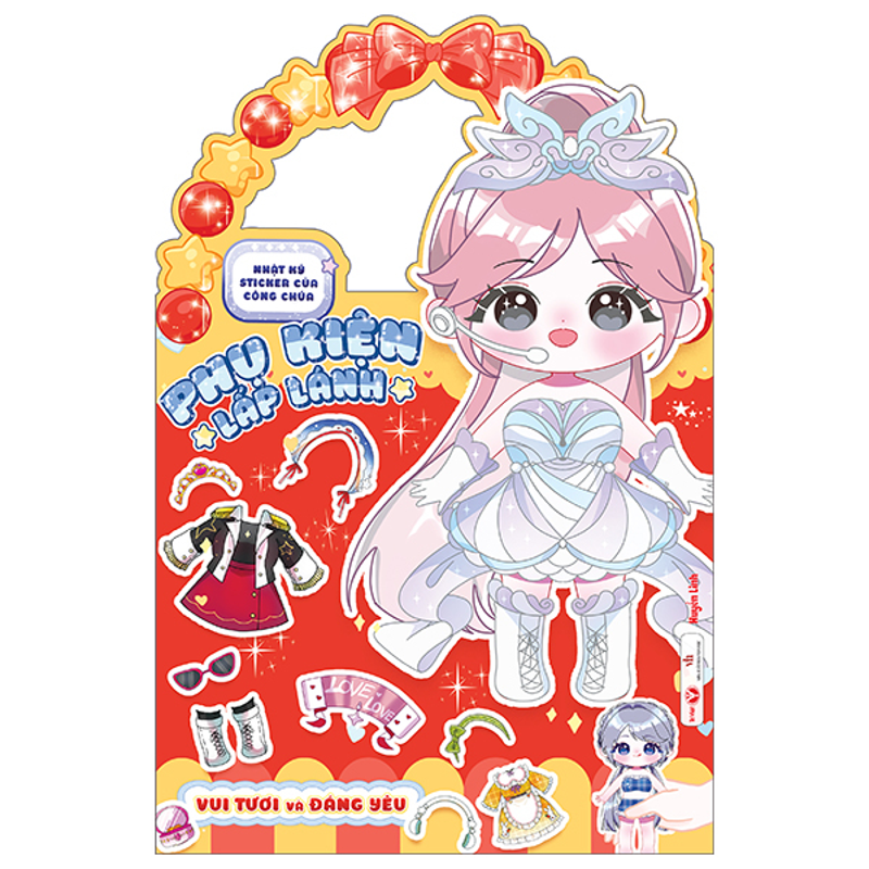 Nhật Ký Sticker Của Công Chúa-Phụ Kiện Lấp Lánh-Sành Điêu Và Kiều Diễm (Giao mẫu ngẫu nhiên)
