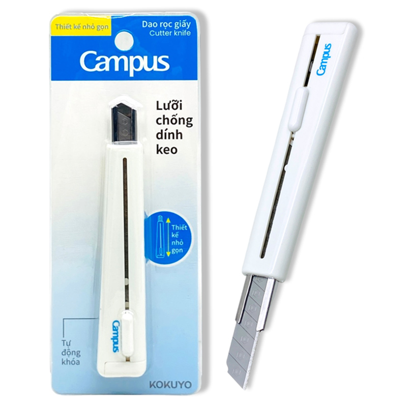 Campus - Dao Rọc Giấy (Cutter Campus Branding) Ct-100c-W Màu Trắng (H12)