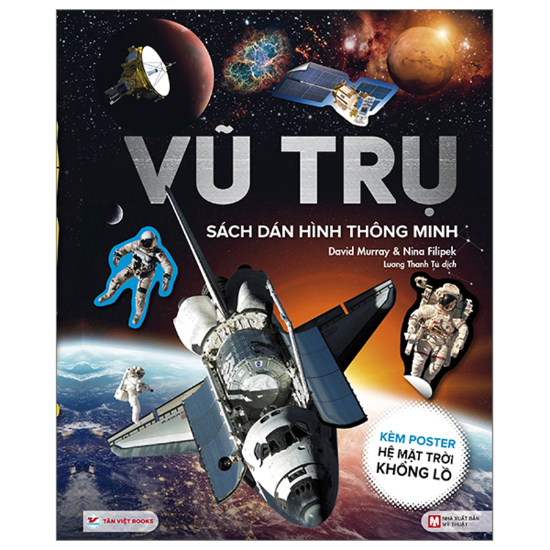 Sách Dán Hình Thông Minh - Vũ Trụ (Tặng Kèm Poster Hệ Mặt Trời)