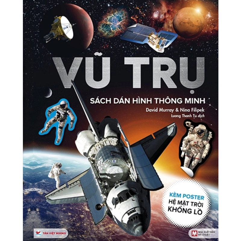 Sách Dán Hình Thông Minh - Vũ Trụ (Tặng Kèm Poster Hệ Mặt Trời)