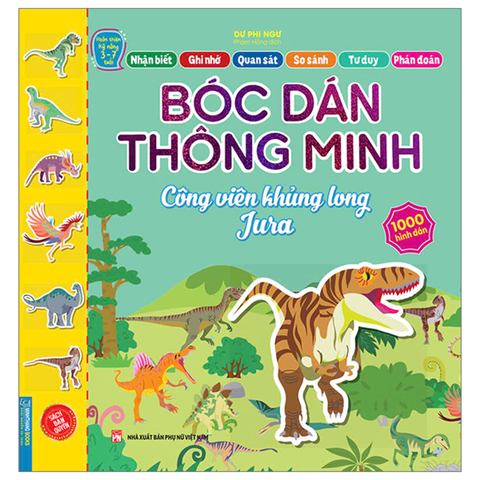 Bóc Dán Thông Minh - Công Viên Khủng Long Jura 1000 Hình Dán