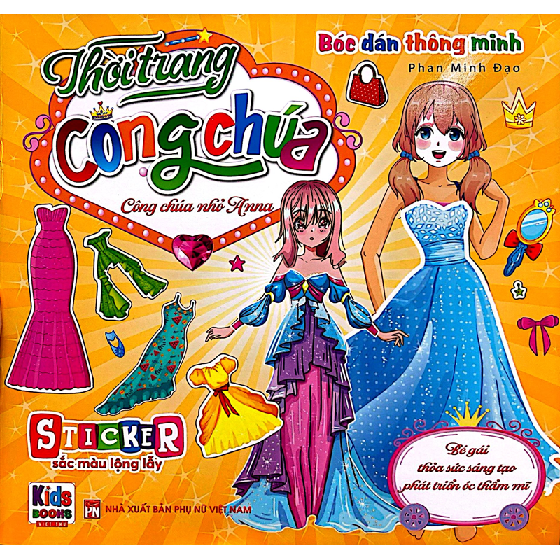 Bóc Dán Thông Minh Thời Trang Công Chúa - Công Chúa Nhỏ Anna