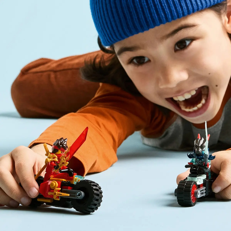 Lego Ninjago Đồ Chơi Lắp Ráp Bộ Đôi Xe Đua Tốc Độ Của Kai 71838