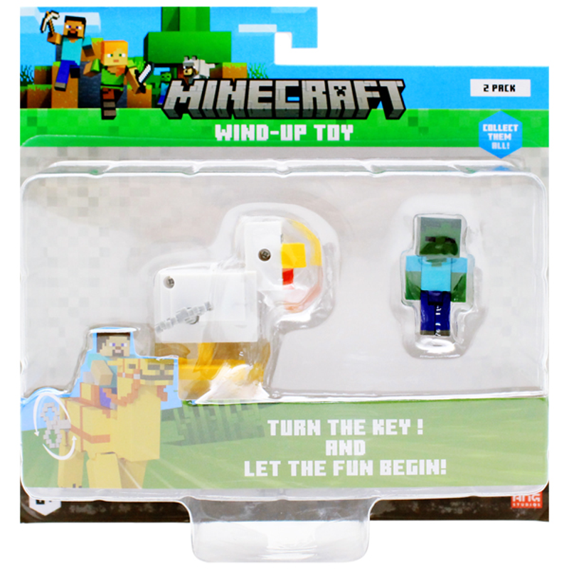 Minecraft PMI Đồ Chơi Minecraft Dây Cót Chicken Jockey CHI/MC1014
